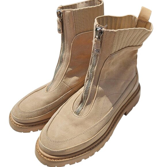 Sam Edelman Tan Leone Lug Sole Chelsea Boot - Picture 1 of 8